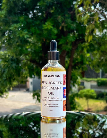 Buy 3 Get 1 free. Fenugreek Rosemary Hair oil