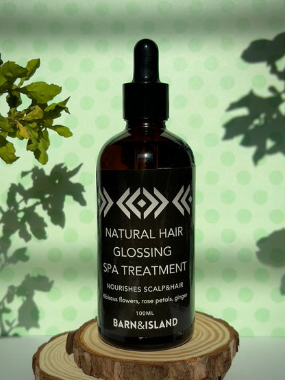 Natural Hair Glossing Spa Treatment