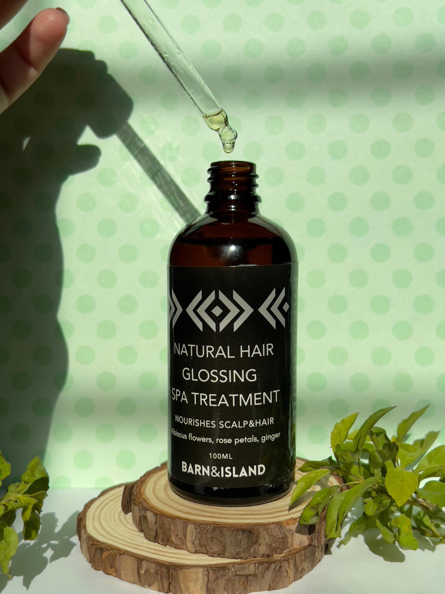 Natural Hair Glossing Spa Treatment