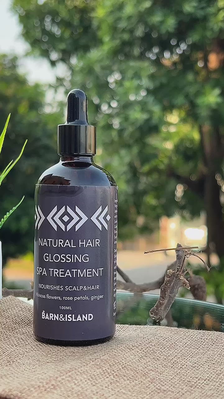 Natural Hair Glossing Spa Treatment