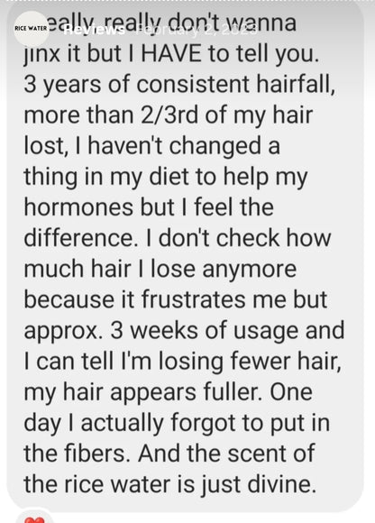 Rice Water Hair Growth Spray