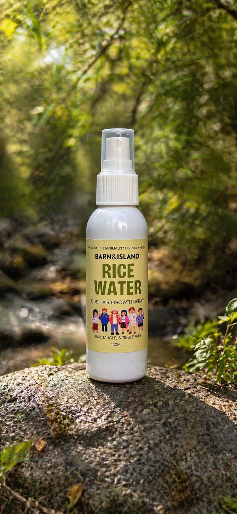 Kids Rice Water Hair Growth Spray