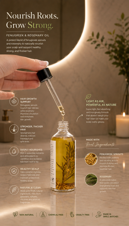 Fenugreek Rosemary Hair Oil