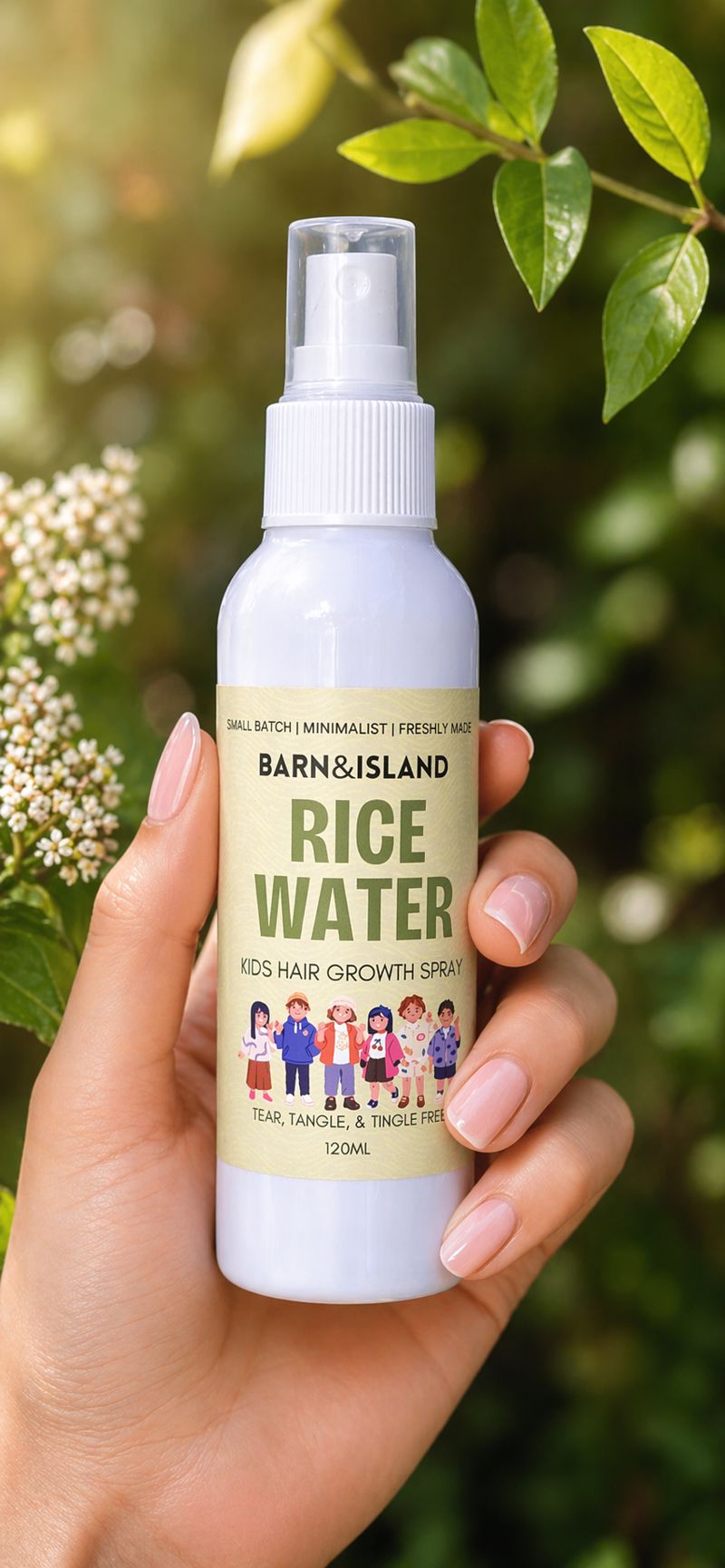 Kids Rice Water Hair Growth Spray